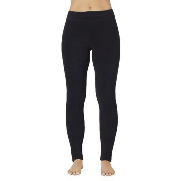 NWT Cuddl Duds Women's Fleecewear with Stretch Leggings - Black - Picture 1 of 1